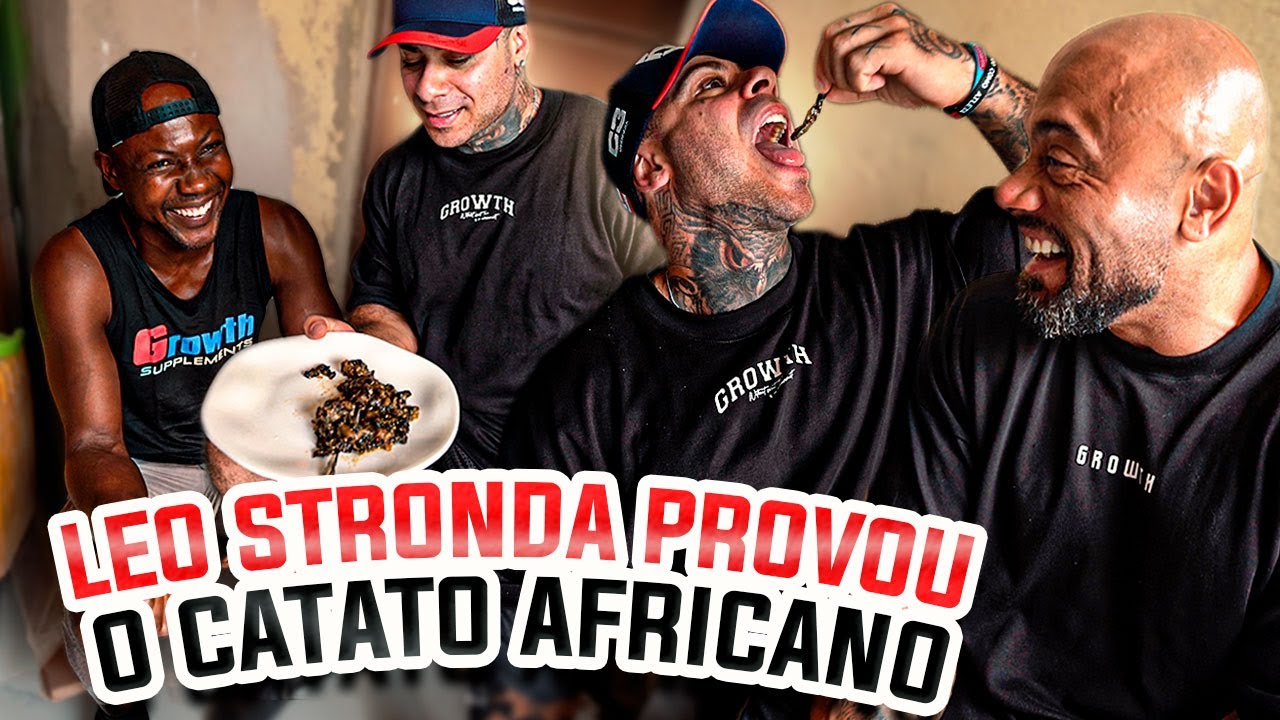LEO STRONDA FOI DESAFIADO A PROVAR O CATATO COM JULIO BALESTRIN