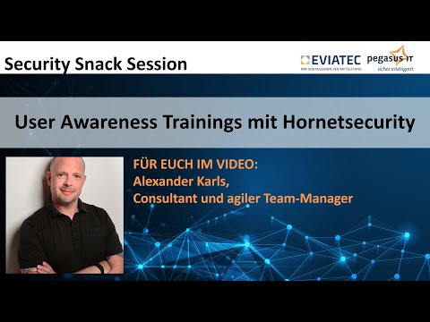 Security Snack Session:  User Awareness Trainings mit Hornetsecurity SAT