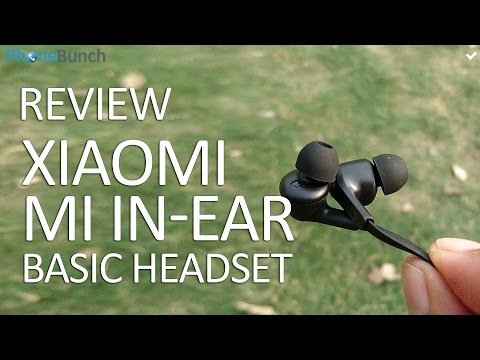 Xiaomi ausinės Mi Piston In-Ear ZBW4354TY, Juodos video