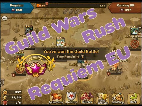 Summoners war: Guild war Rush EU Requiem vs Honor&glory-AOW-Wrath-Aftermath legends/EU-Squad zero