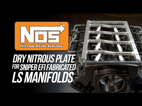 NOS Dry Nitrous Plate for Sniper EFI Fabricated LS Manifolds