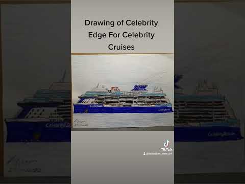 Thumbnail for Drawing of Celebrity Edge for Celebrity Cruises
