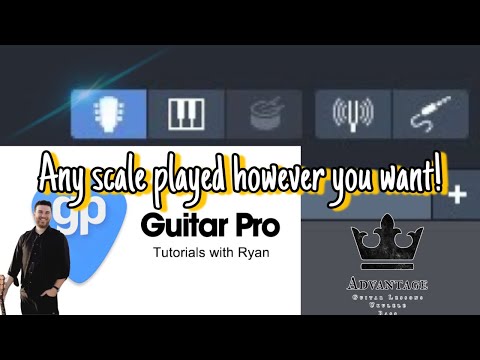 Guitar Pro Tutorial 8 | Fretboard View and Scales | Dorian Mode