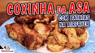 Como Fazer Coxinha da Asa na Airfryer com BATATAS - Tv Churrasco