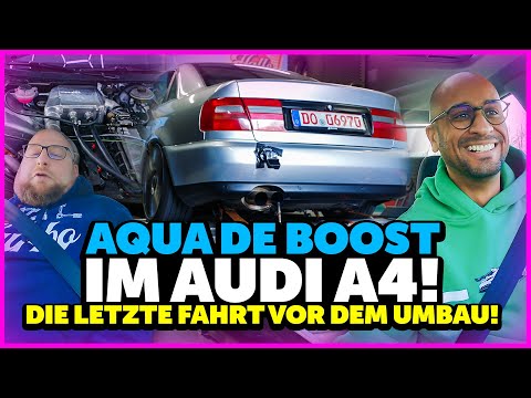 JP Performance - Aqua de BOOST im AUDI A4 B5! | Die letzte Fahrt vor dem Umbau