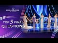 72nd MISS UNIVERSE - TOP 5 Final Questions | Miss Universe