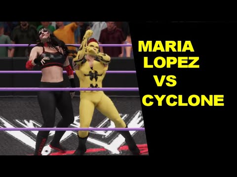 GLOW 1985 Cyclone vs Maria Lopez - Mixed Match