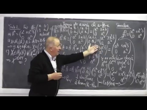 1/2 Lectia 855 - Operatii cu matrice Inductia matematica Determinanti Sisteme liniare - Clasa 11
