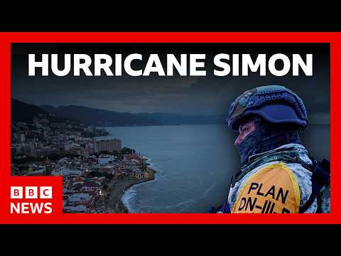Hurricane Simon strengthens to Category 4 off Mexico coast | BBC News