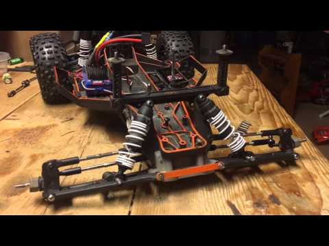 Traxxas slash 2wd jato arm conversion (part 3/3)