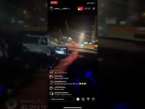 Nikola Keljanovic sa svojom meckom luduje niz beograd