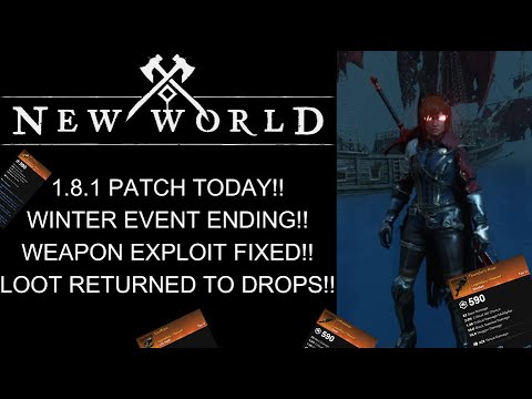 Steam Community :: Video :: New World PATCH 1.8.1, Weapon Exploit FIXED ...