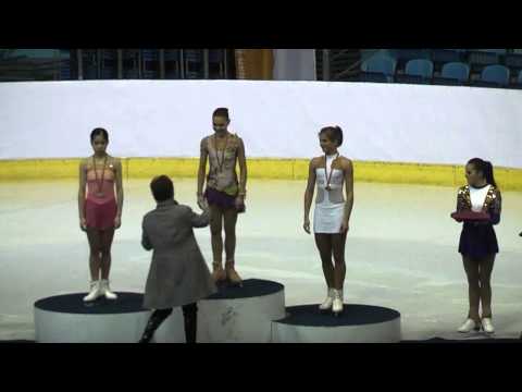 Golden Spin of Zagreb 2011 medal ceremony ladies