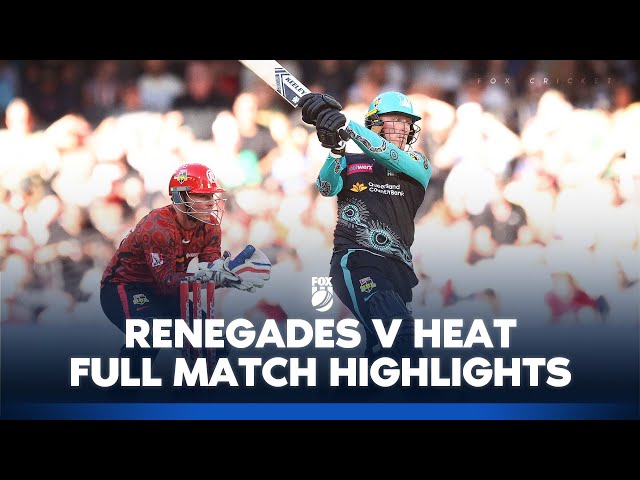 Melbourne Renegades vs. Brisbane Heat | Full Match Highlights | 18/01/25 | BBL | Fox Cricket Melbourne Renegades vs. Brisbane Heat | Full Match Highlights | 18/01/25 | BBL | Fox Cricket
