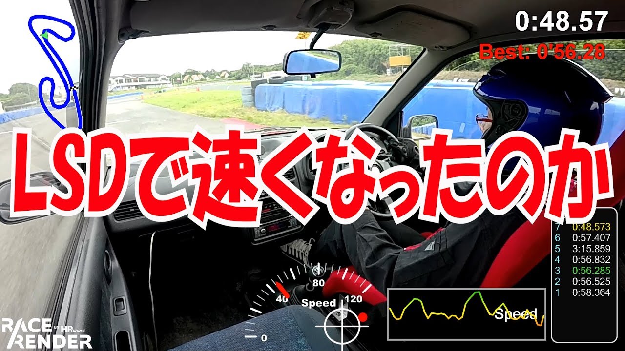 サーキット走行⑨リミテッドスリップデフの効果は?【ワークスいじり】HA21S No.89