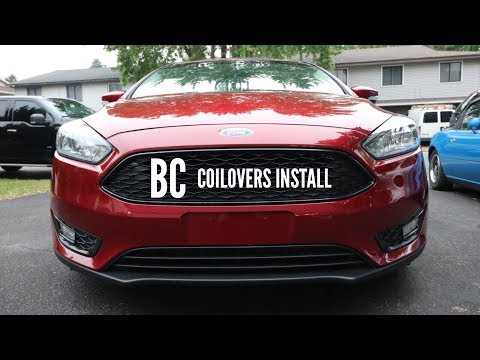 BC Coilovers on a Focus