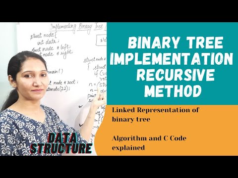 Binary Tree Implementation With Recursion Data Structure 57