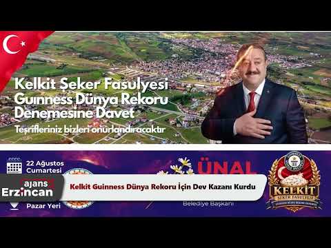 Kelkit Guinness Dünya Rekoru İçin Dev Kazanı Kurdu