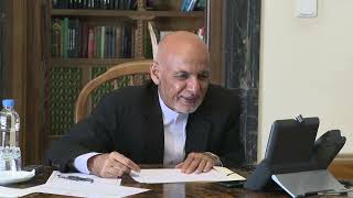 عید مبارکی رئیس جمهور غنی با منسوبین نیروهای امنیتی و دفاعی خط اول