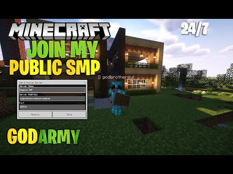 EPIC MINECRAFT LIVE WITH SUBS! JOIN GODARMY SMP NOW