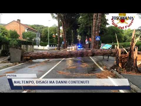 2021-09-27 PISTOIA - MALTEMPO, DISAGI MA DANNI CONTENUTI