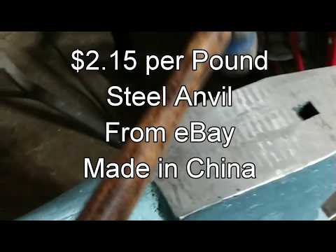 $2.15 per Pound  66 lb Steel Anvil From eBay "Made in China?"
