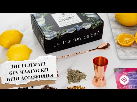 The Ultimate Gin Making Kit With Bar Accessories