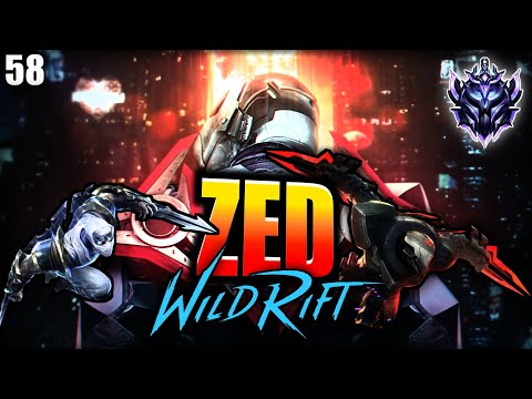 ZED PORADNIK - League of Legends: Wild Rift (Build, Runy, Diamond Gameplay, Porady i Wskazówki) #58