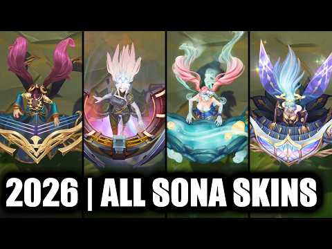ALL SONA SKINS SPOTLIGHT 2026 | League of Legends