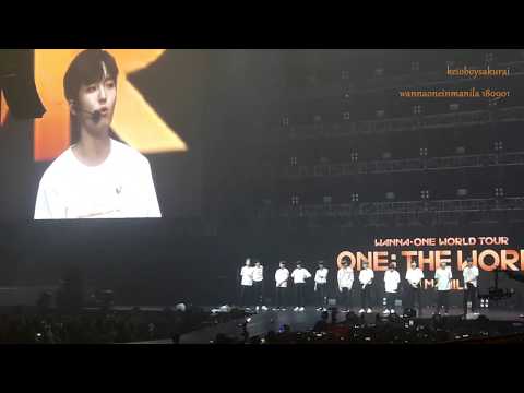 Wanna One In Manila 180901 워너원 - End Ment [Full] + I.P.U.