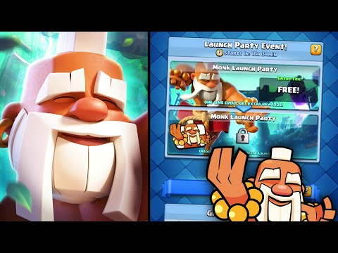 Best Monk Launch Party Deck! (Clash Royale)