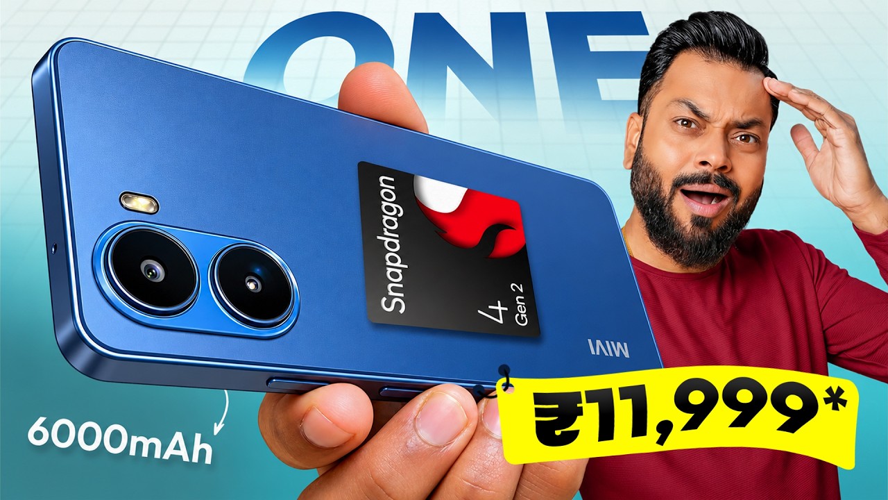 Mivi One 5G Unboxing & First Look ⚡120Hz, Snapdragon 4 Gen 2, 6000mAh @11,999*