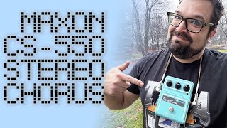 Maxon CS-550 Stereo Chorus - What To Know & Where To Buy | Equipboard