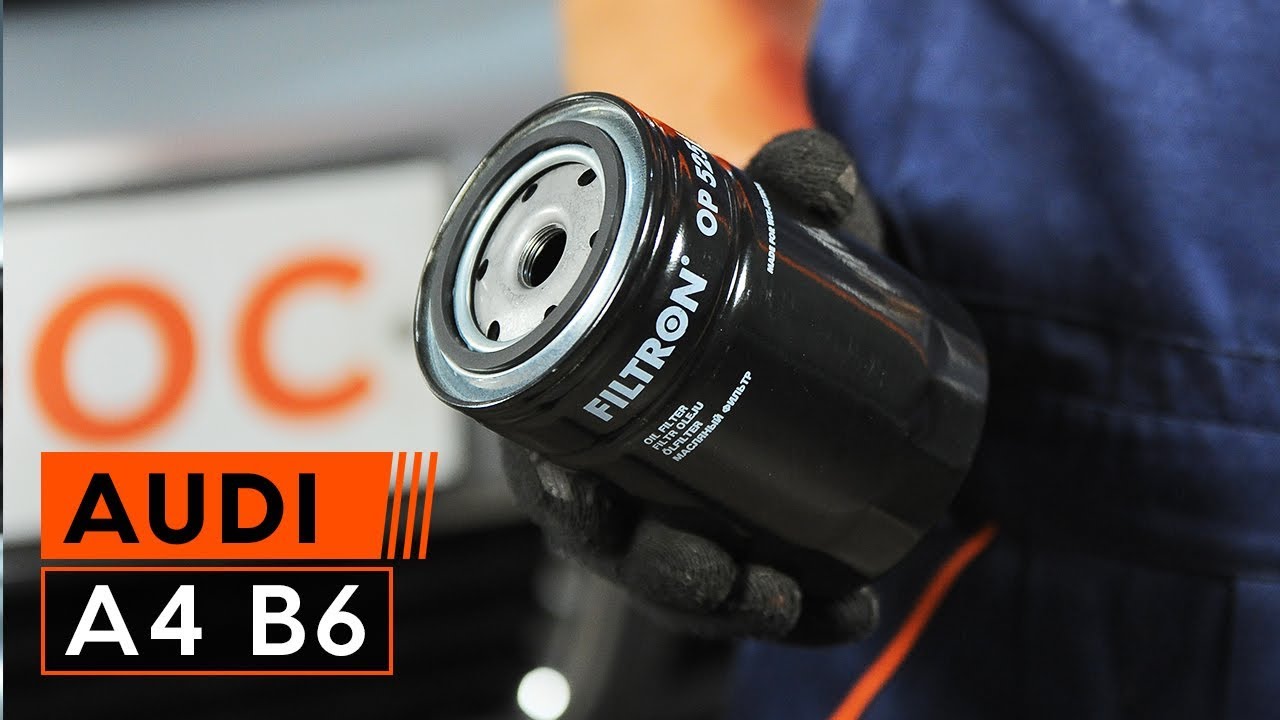 Cómo cambiar: aceite y filtro - Audi A4 B6 | Guía de sustitución