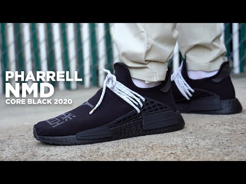 Adidas PHARRELL Hu NMD Core Black REVIEW