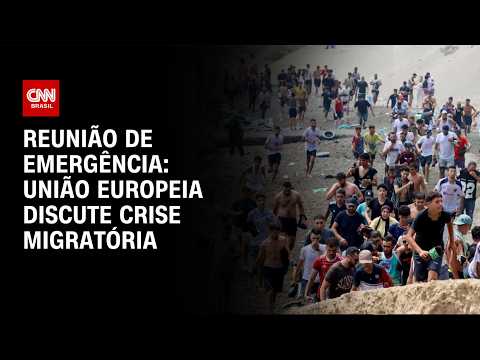 Barco de migrantes pega fogo no Canal da Mancha | LIVE CNN