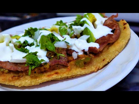 HAZ esta RECETA de Huaraches con carne, el antojito mexicano que vas a AMAR