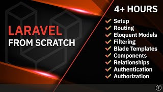 Download the video "Laravel From Scratch | 4+ Hour Course"