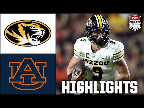 Missouri Tigers vs. Auburn Tigers | Full Game Highlights | ESPN College Football