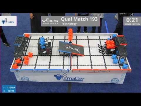 2017 VEXIQ Midd Tech Q193 (11549A 10272) Score 55