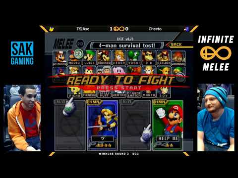 Avengers: Infinite Melee WR3 - Tempo|Axe (Pikachu/Young Link) vs Cheeto (Falco/Mario)