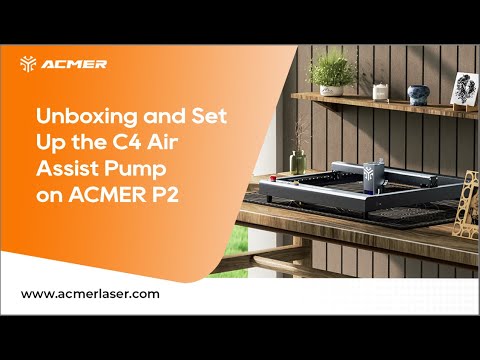 Unboxing and Set Up the C4 Air Assist Pump on ACMER P2
