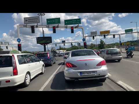 Linija 31 Studentski trg - Konjarnik ceo krug time lapse Beograd
