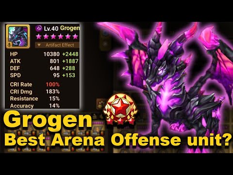 Grogen Best Arena Offense Unit in G3 Arena Rush! - Summoners War