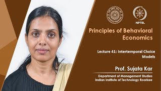 Lecture 41: Intertemporal Choice Models