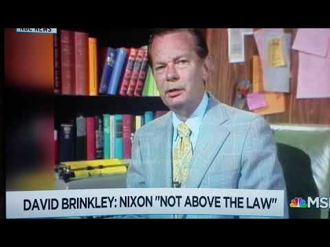 David Brinkley Jaworski v Nixon