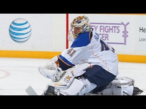 Halak steals a goal from Bertuzzi on doorstep