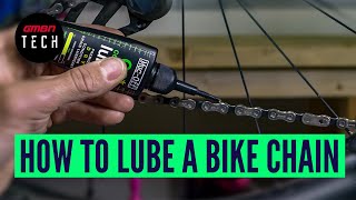 How To Correctly Lubricate A Bike Chain | Mountain Bike Maintenance Skills