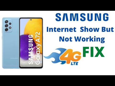 Samsung Galaxy A72 Internet Settings | Android 11 Galaxy Internet Problems 2021