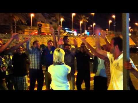 Tifosi della Sangennarese a Tenerife